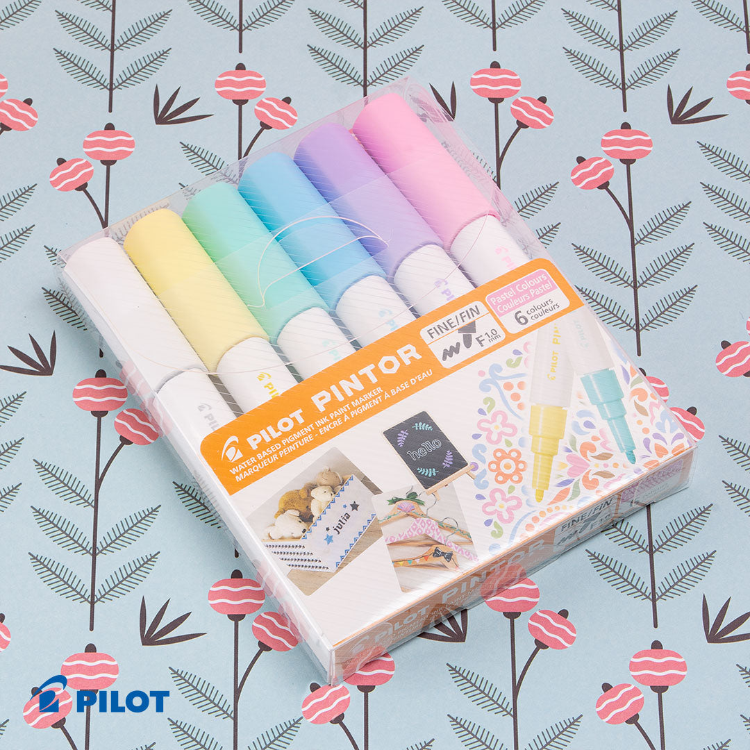 Set Pintor Pastel Punta Media 6 un.