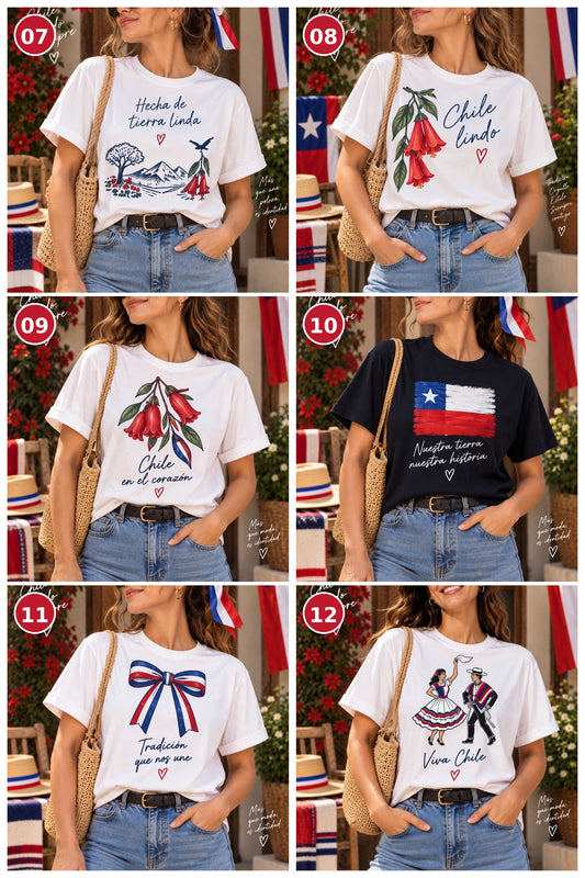 Polera OVERSIZE Fiestas Patrias Adultos