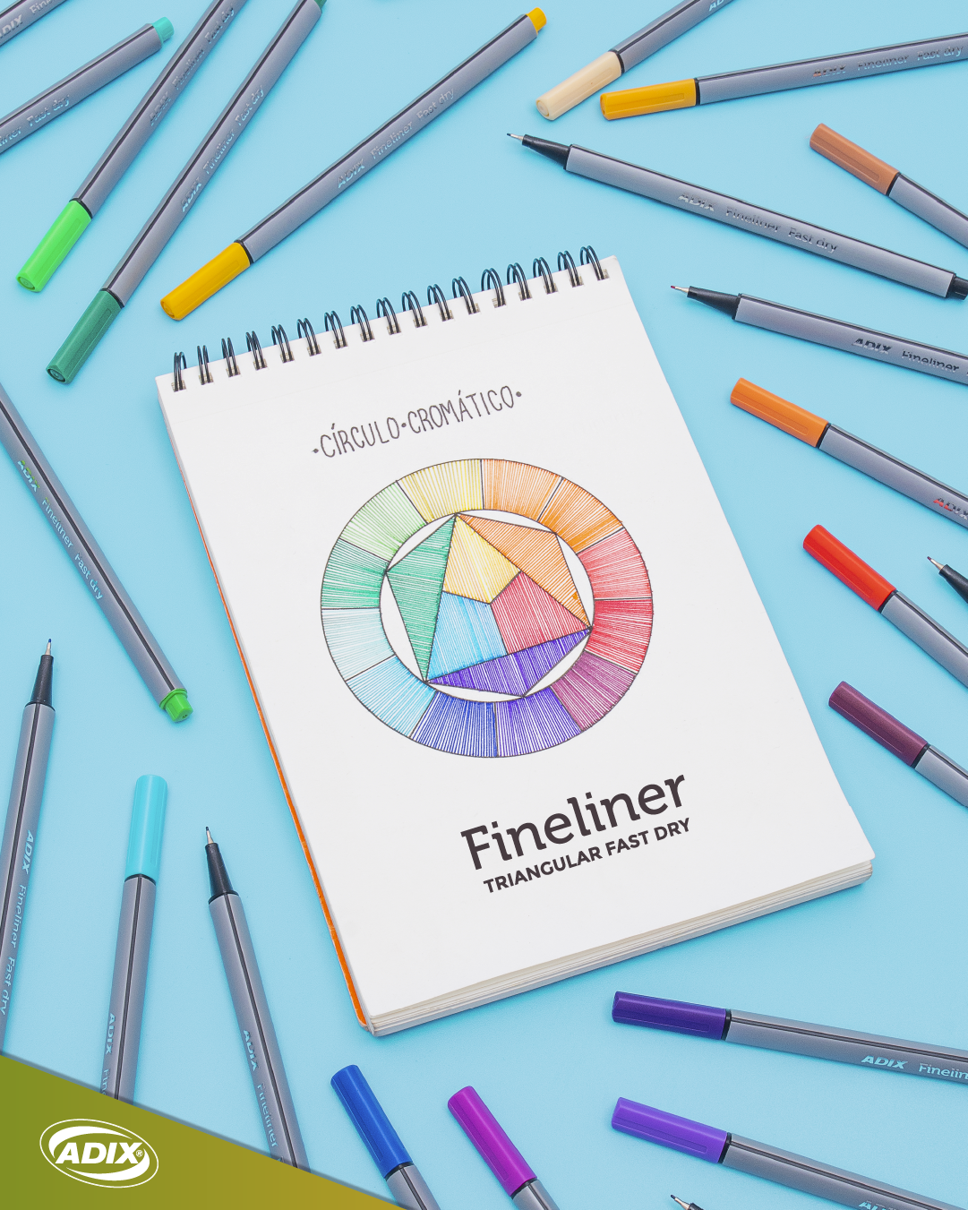 Fineliner 48 Colores ADIX