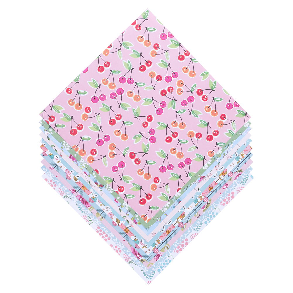 Block de Papel Impreso Diseño Flores 50 unidades.