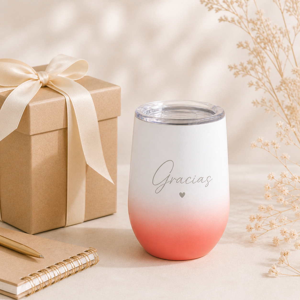 Vaso Térmico Personalizado con frase o nombre 12 oz