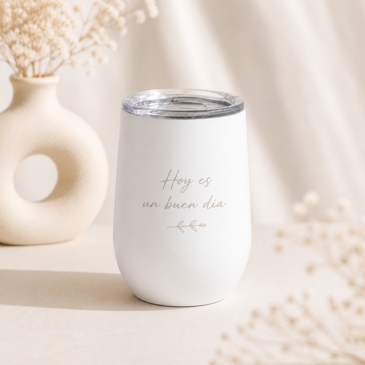 Vaso Térmico Personalizado con frase o nombre 12 oz