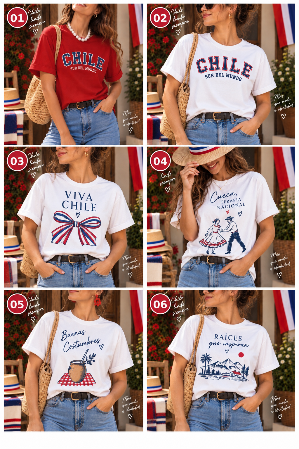Polera OVERSIZE Fiestas Patrias Adultos
