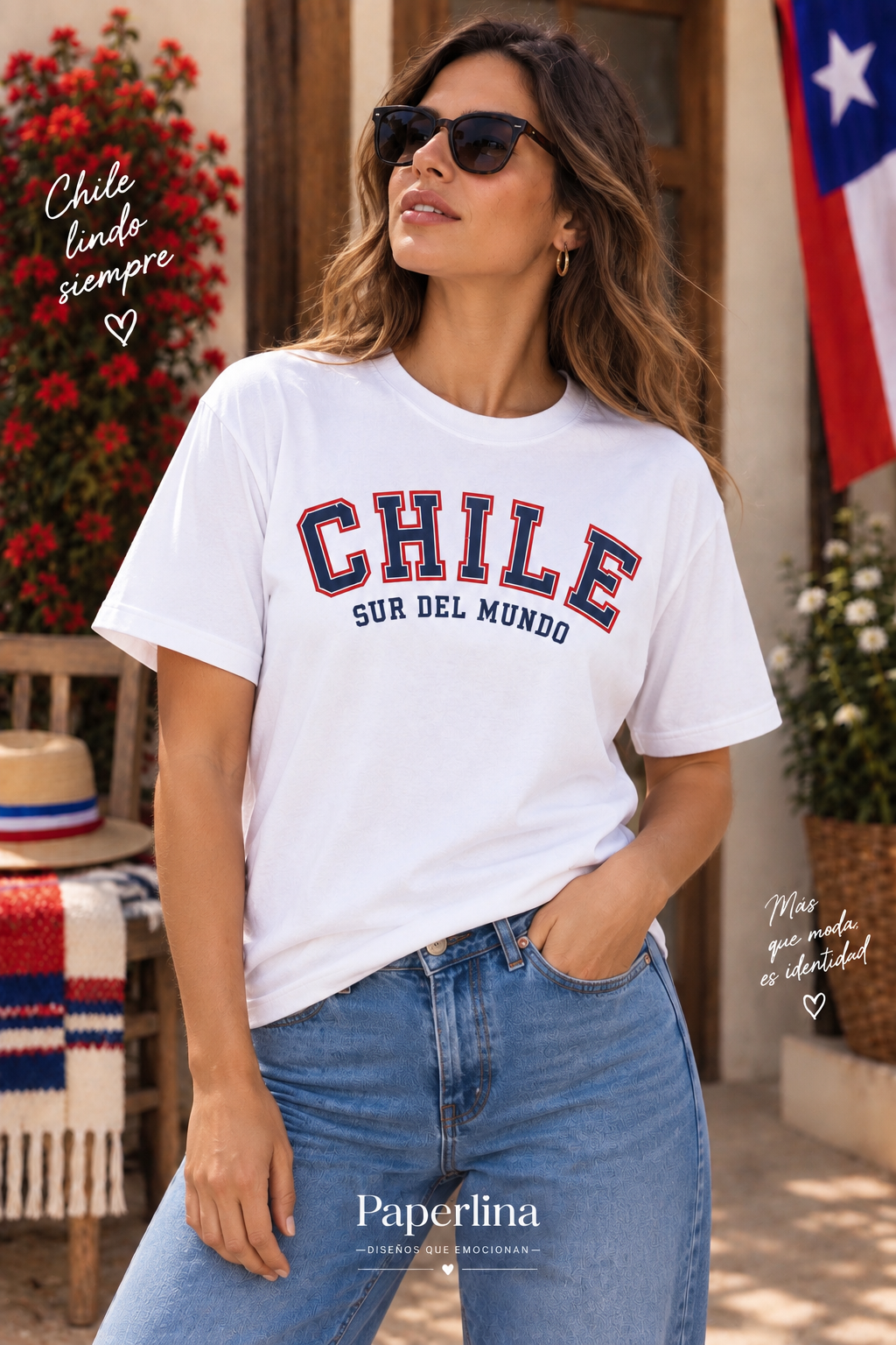 Polera OVERSIZE Fiestas Patrias Adultos