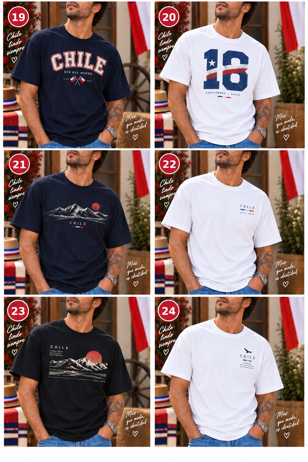 Polera OVERSIZE Fiestas Patrias Adultos