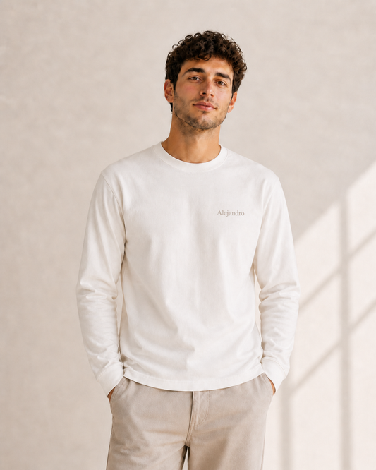 Polera Manga Larga Hombre Personalizada
