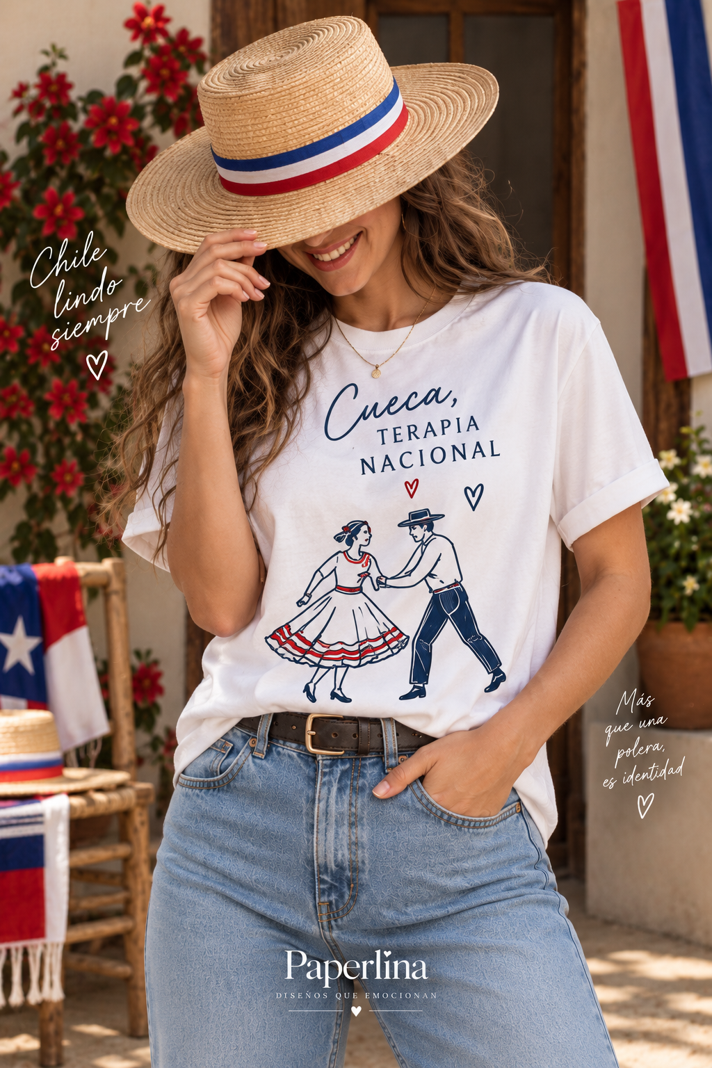 Polera OVERSIZE Fiestas Patrias Adultos