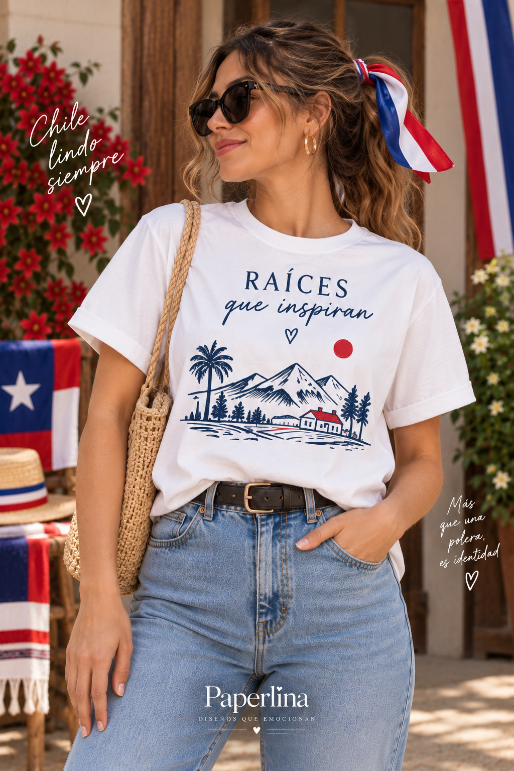 Polera OVERSIZE Fiestas Patrias Adultos