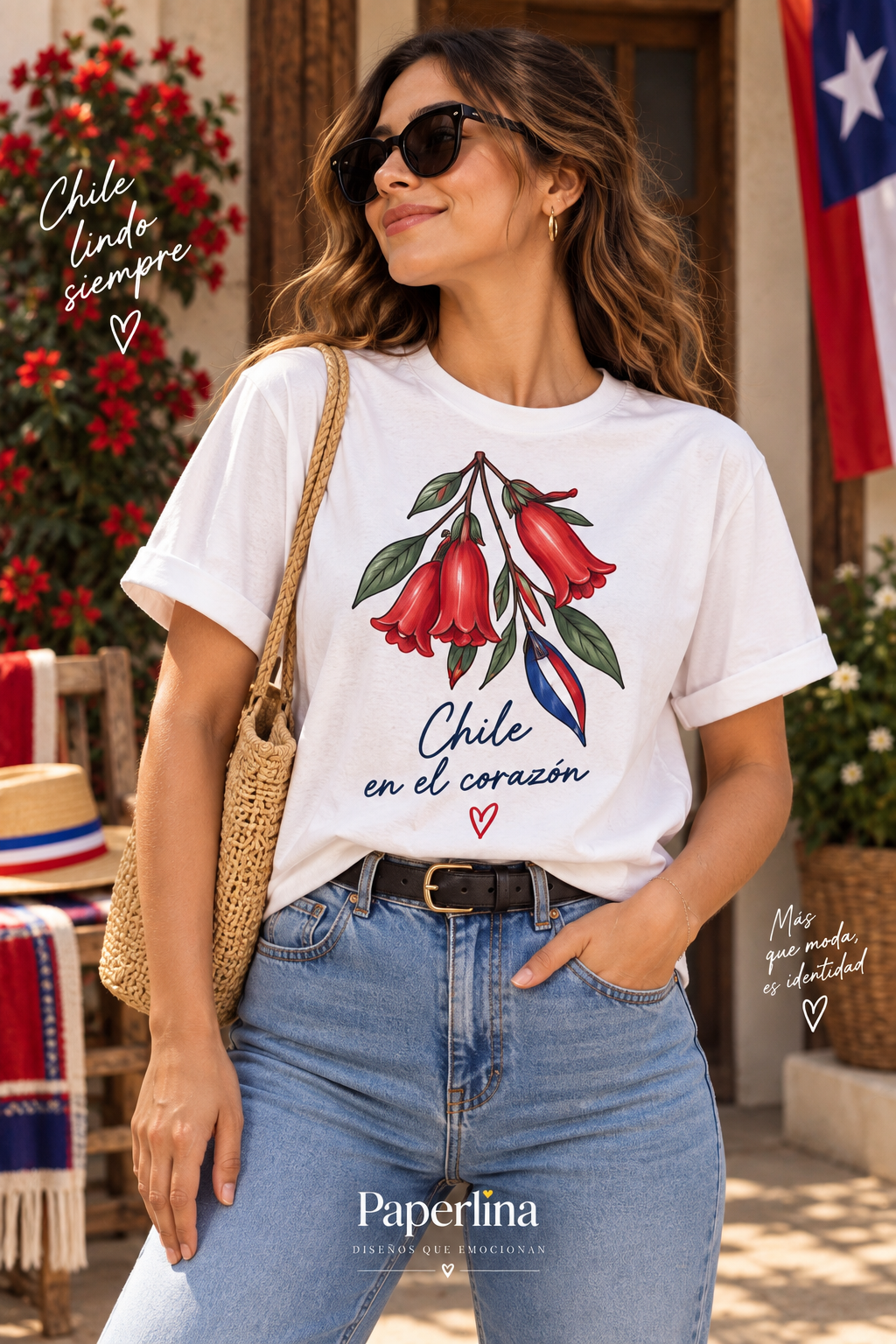 Polera OVERSIZE Fiestas Patrias Adultos