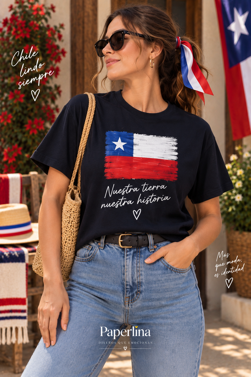 Polera OVERSIZE Fiestas Patrias Adultos