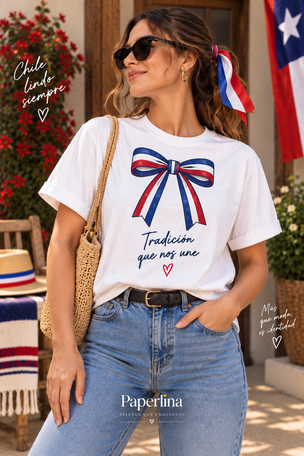 Polera OVERSIZE Fiestas Patrias Adultos