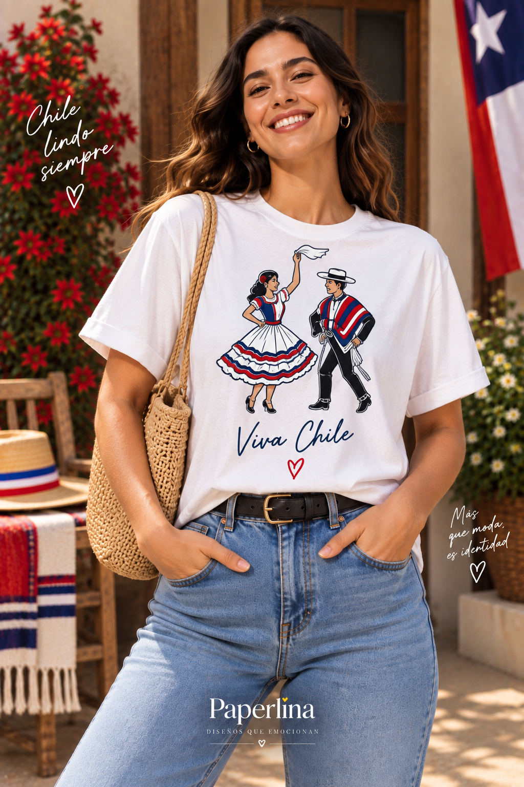 Polera OVERSIZE Fiestas Patrias Adultos