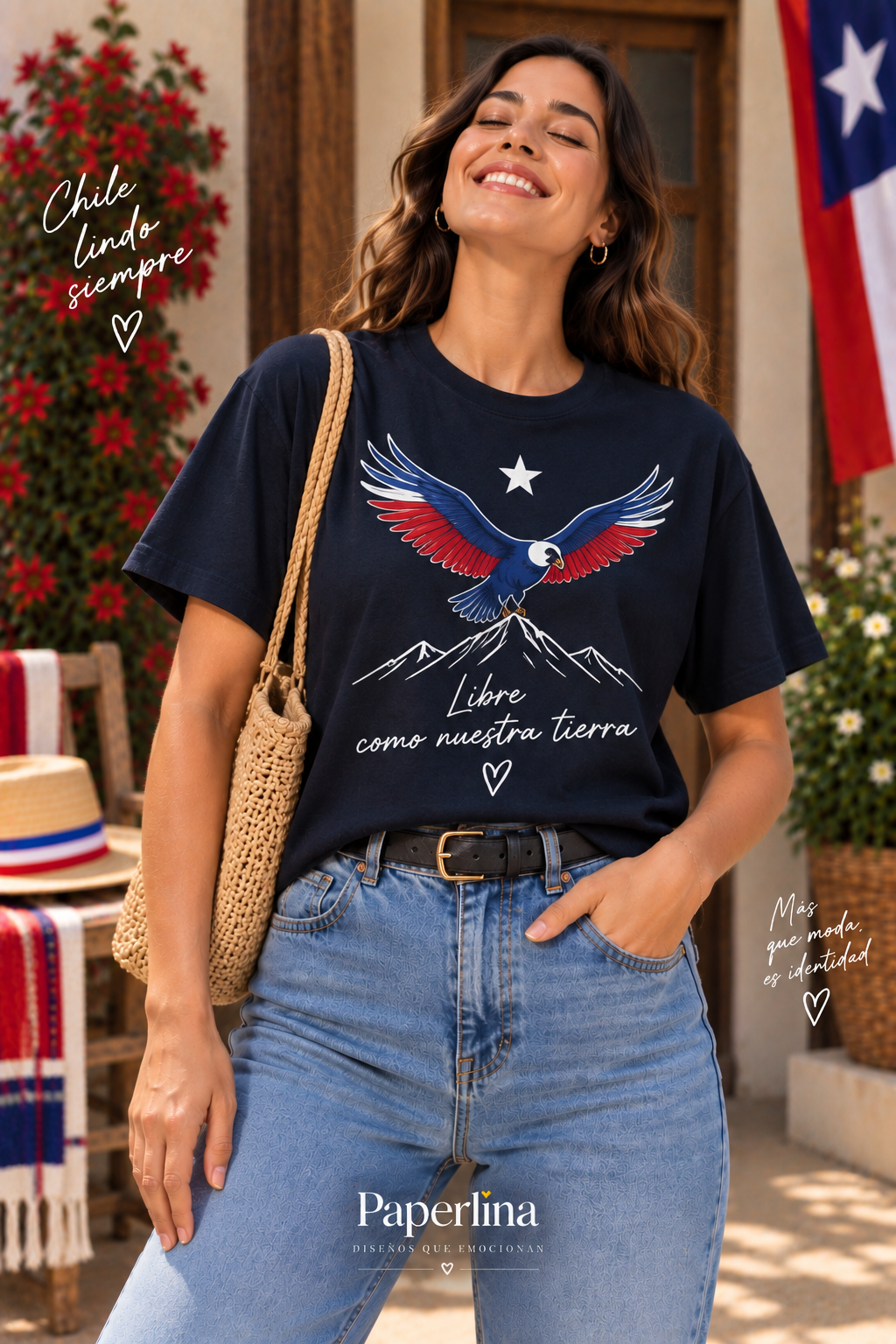 Polera OVERSIZE Fiestas Patrias Adultos