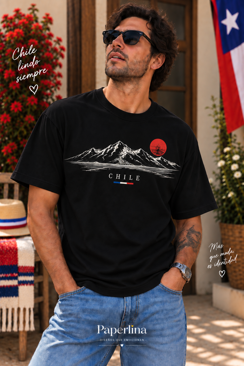Polera OVERSIZE Fiestas Patrias Adultos