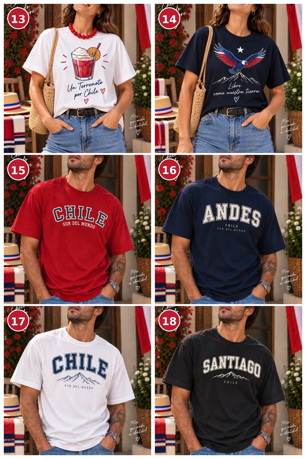 Polera OVERSIZE Fiestas Patrias Adultos